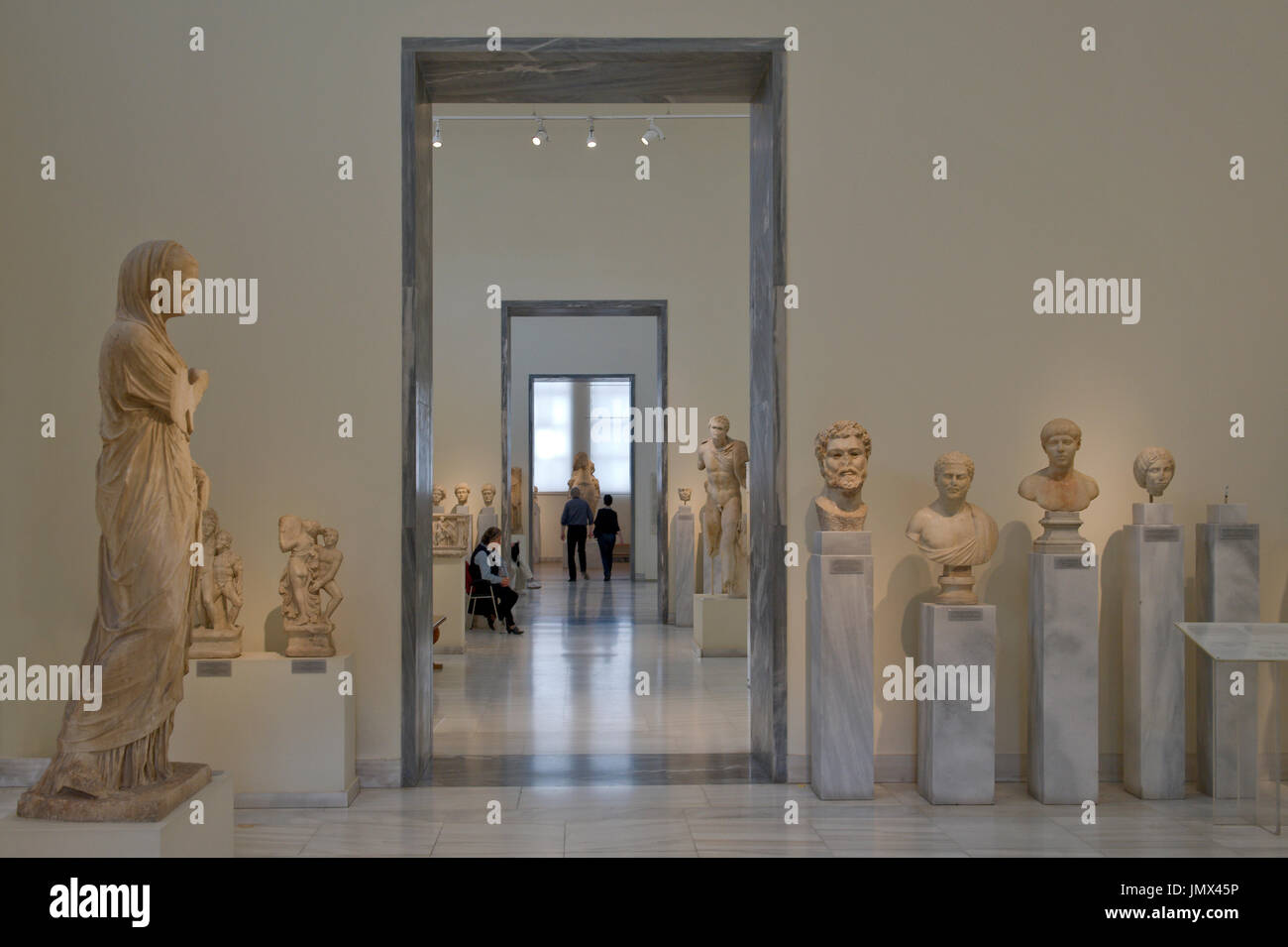 Archaeological museum genaral View,Athens,Greece Stock Photo