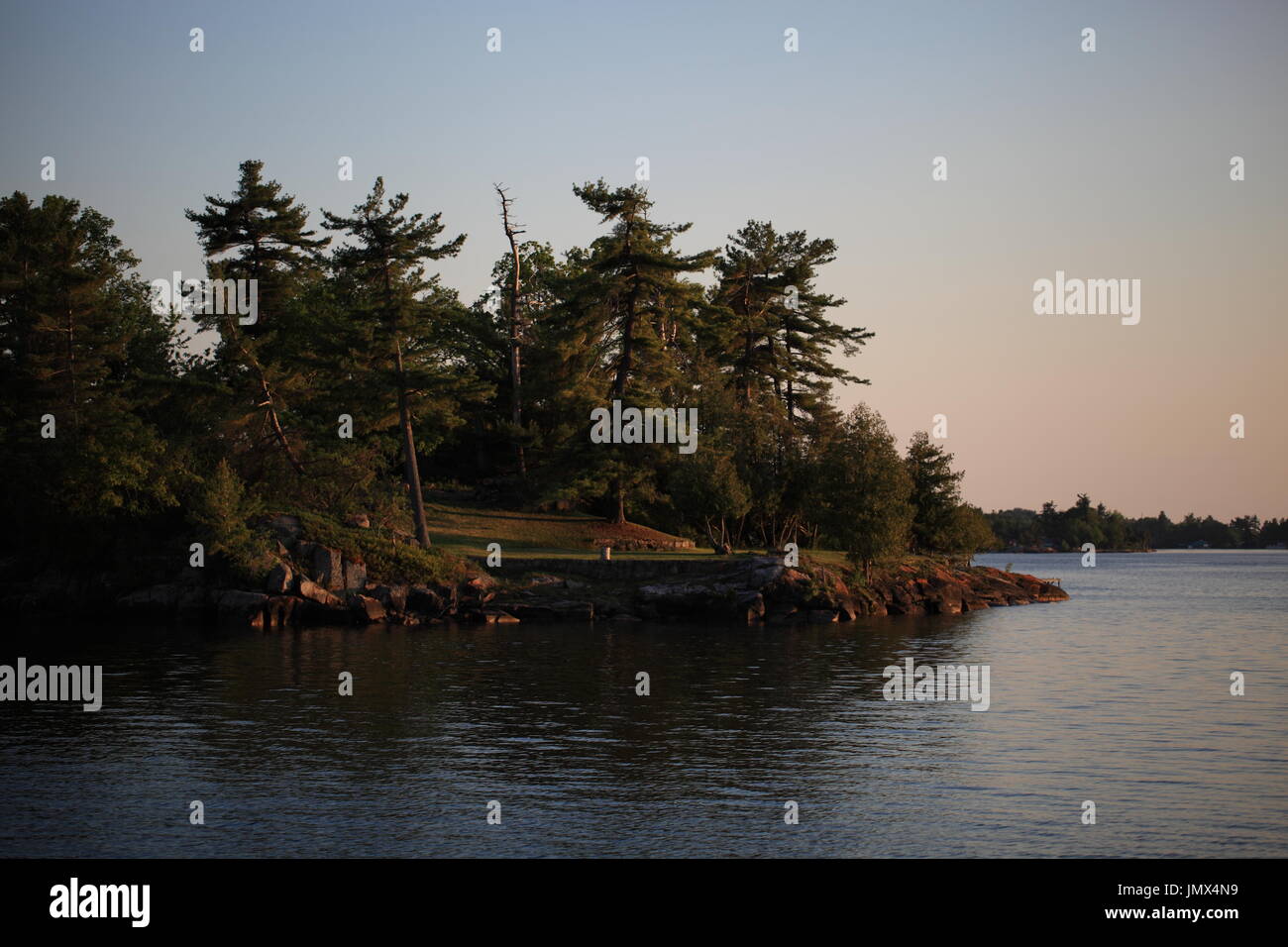 By StLawrence River at Wellesly Island New York State Park, 2015 Stock