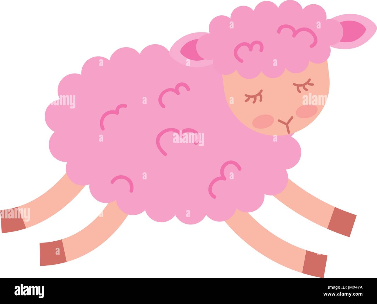 Cute lamb character icon Stock Vector Image & Art - Alamy