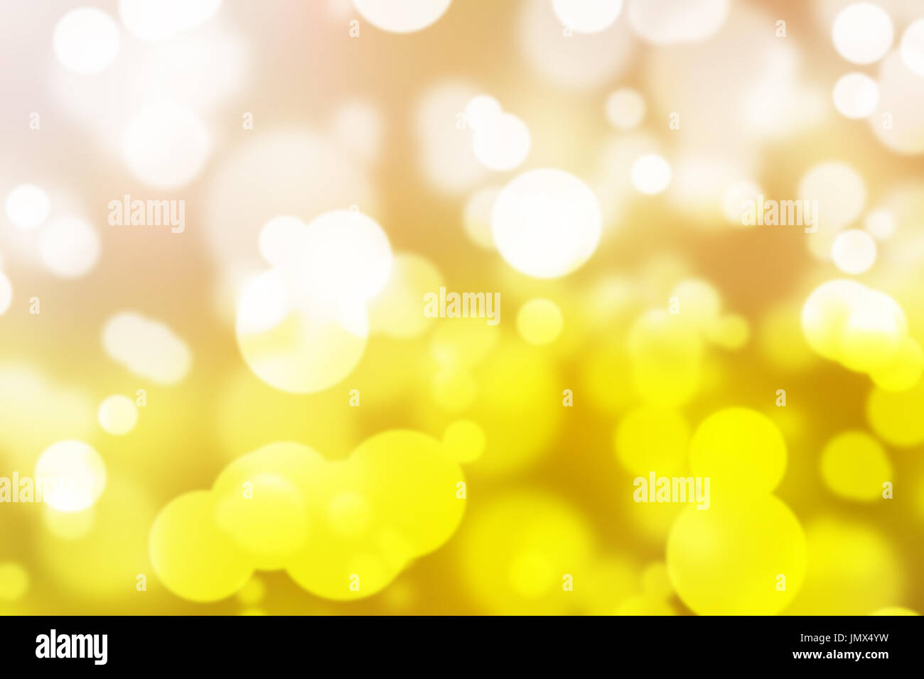 Abstract illustration bokeh light on golden background Stock Photo - Alamy