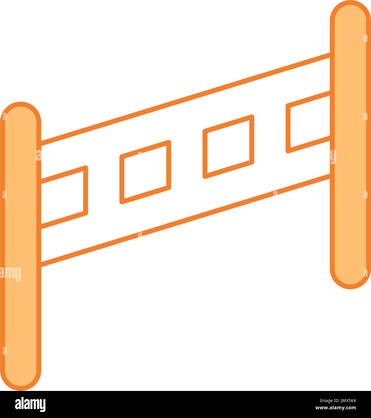 fence wooden isolated icon Stock Vector Image & Art - Alamy