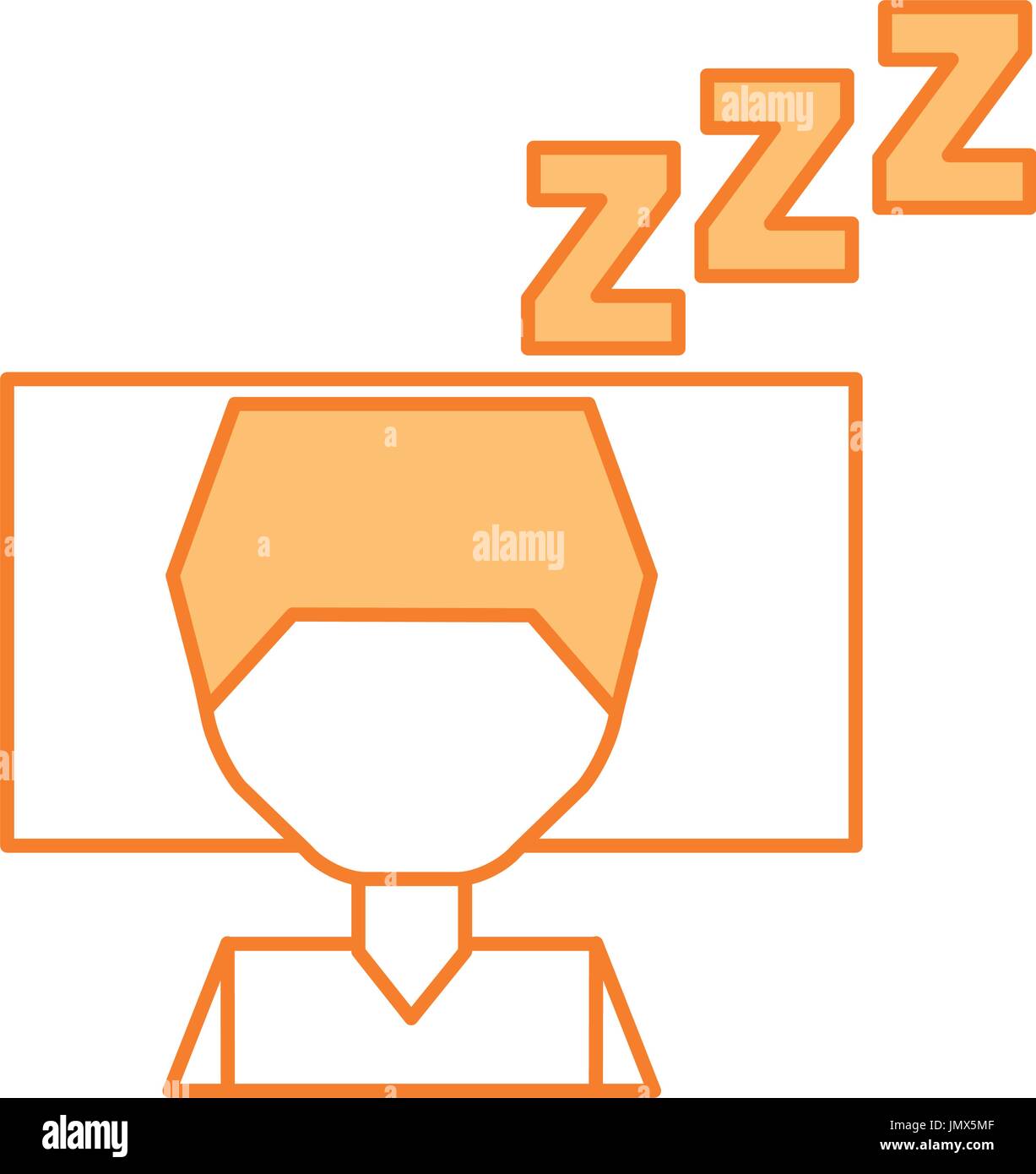 Sleeping man avatar icon Stock Vector Image & Art - Alamy