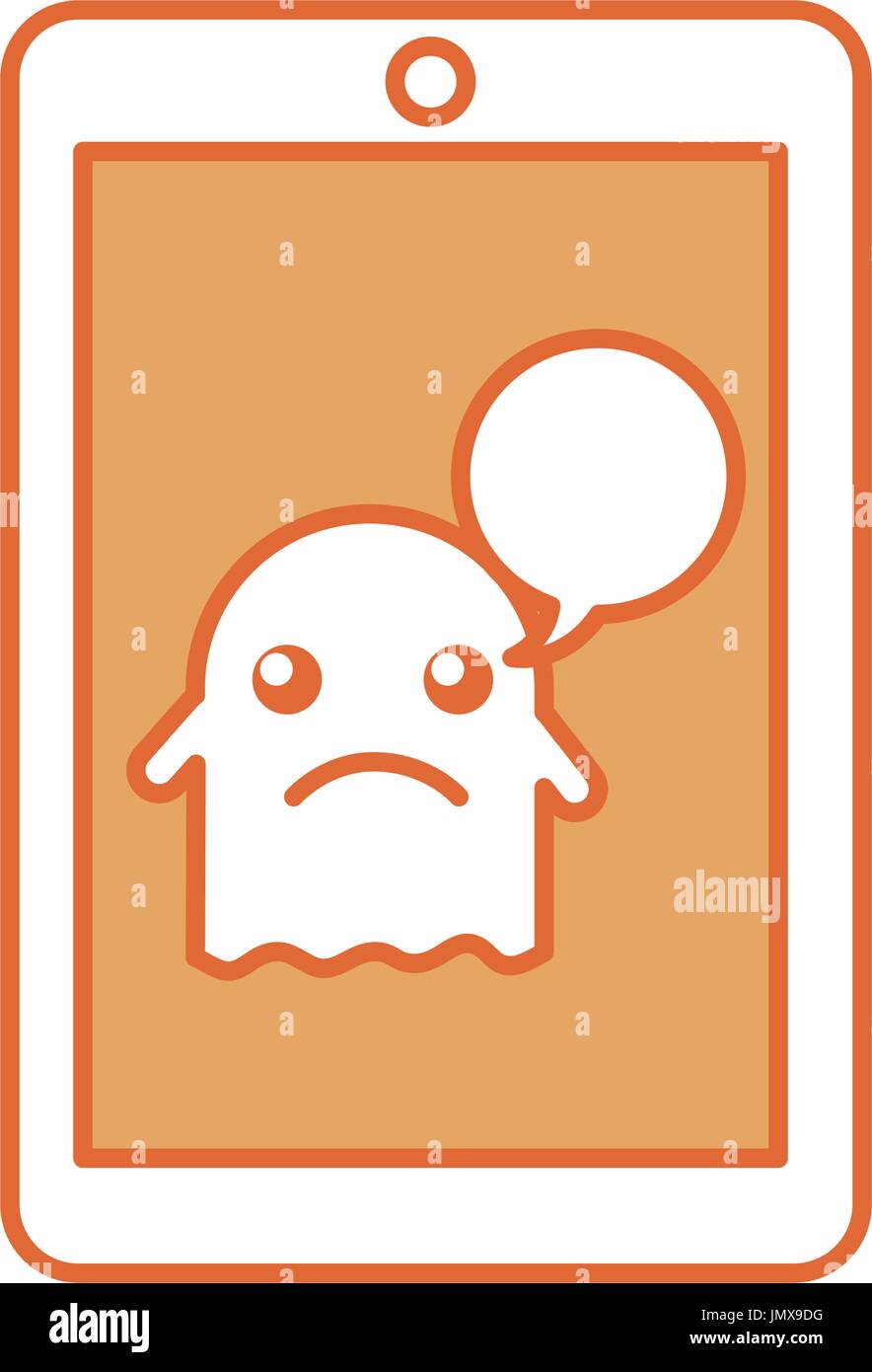 tablet device with ghost Stock Vector Image & Art Alamy