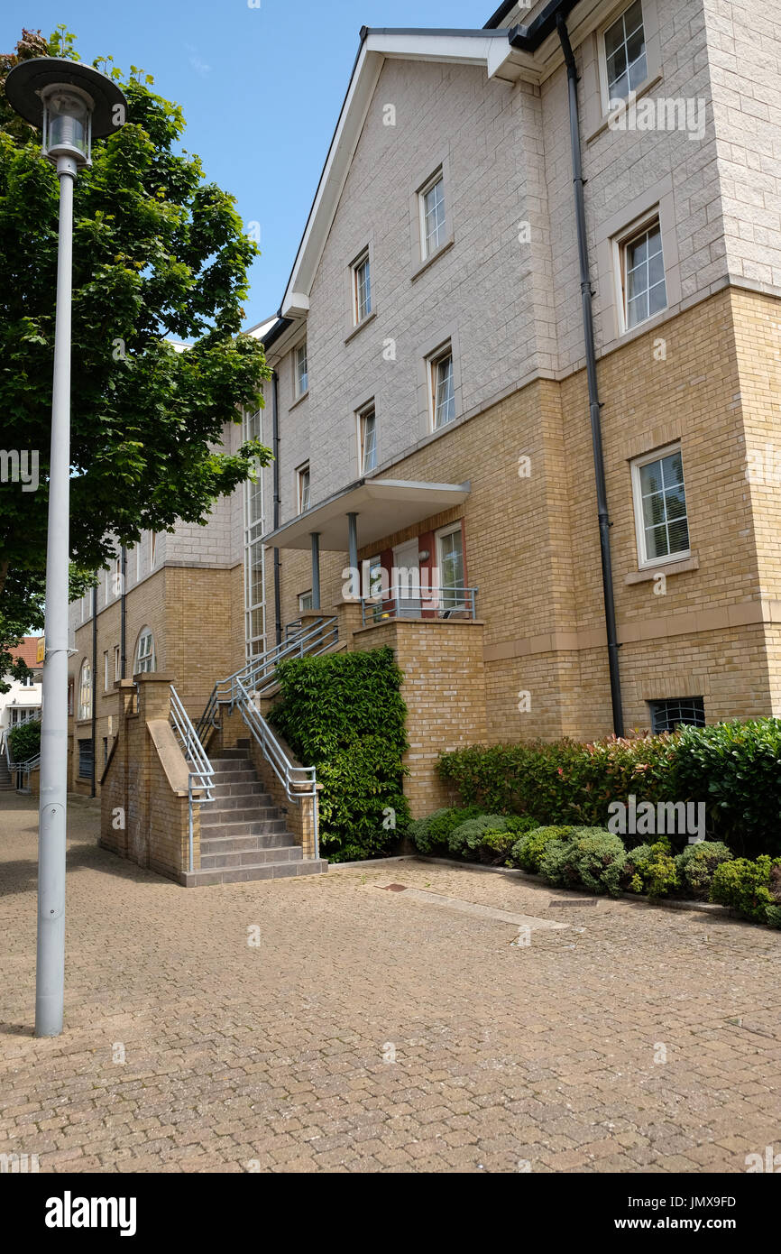 Residential homes and apartments near the Marina in Portishead, North