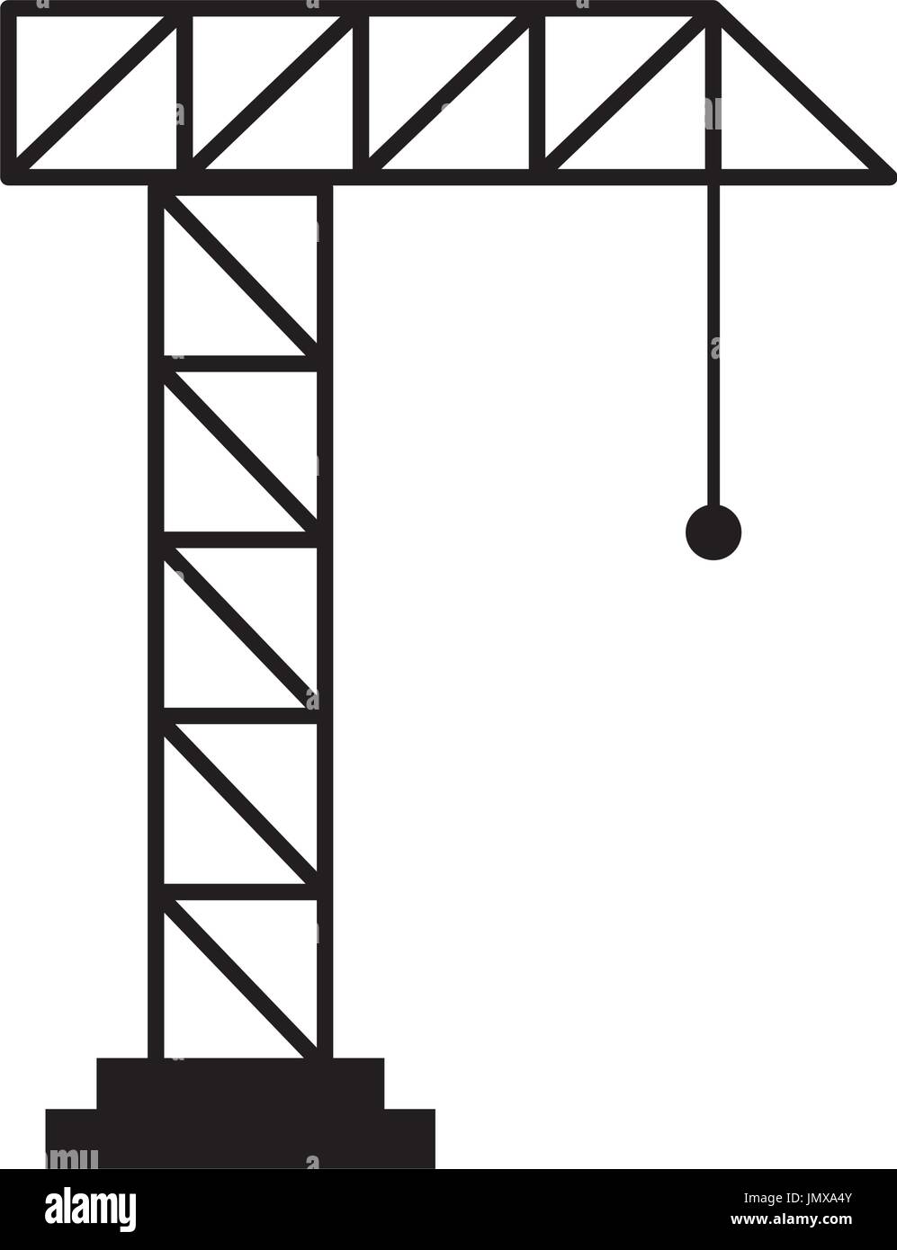 crane construction isolated icon Stock Vector Image & Art - Alamy