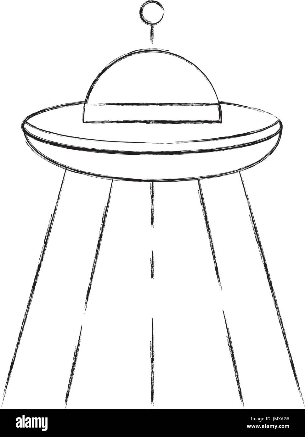 ufo flying isolated icon Stock Vector Image & Art - Alamy