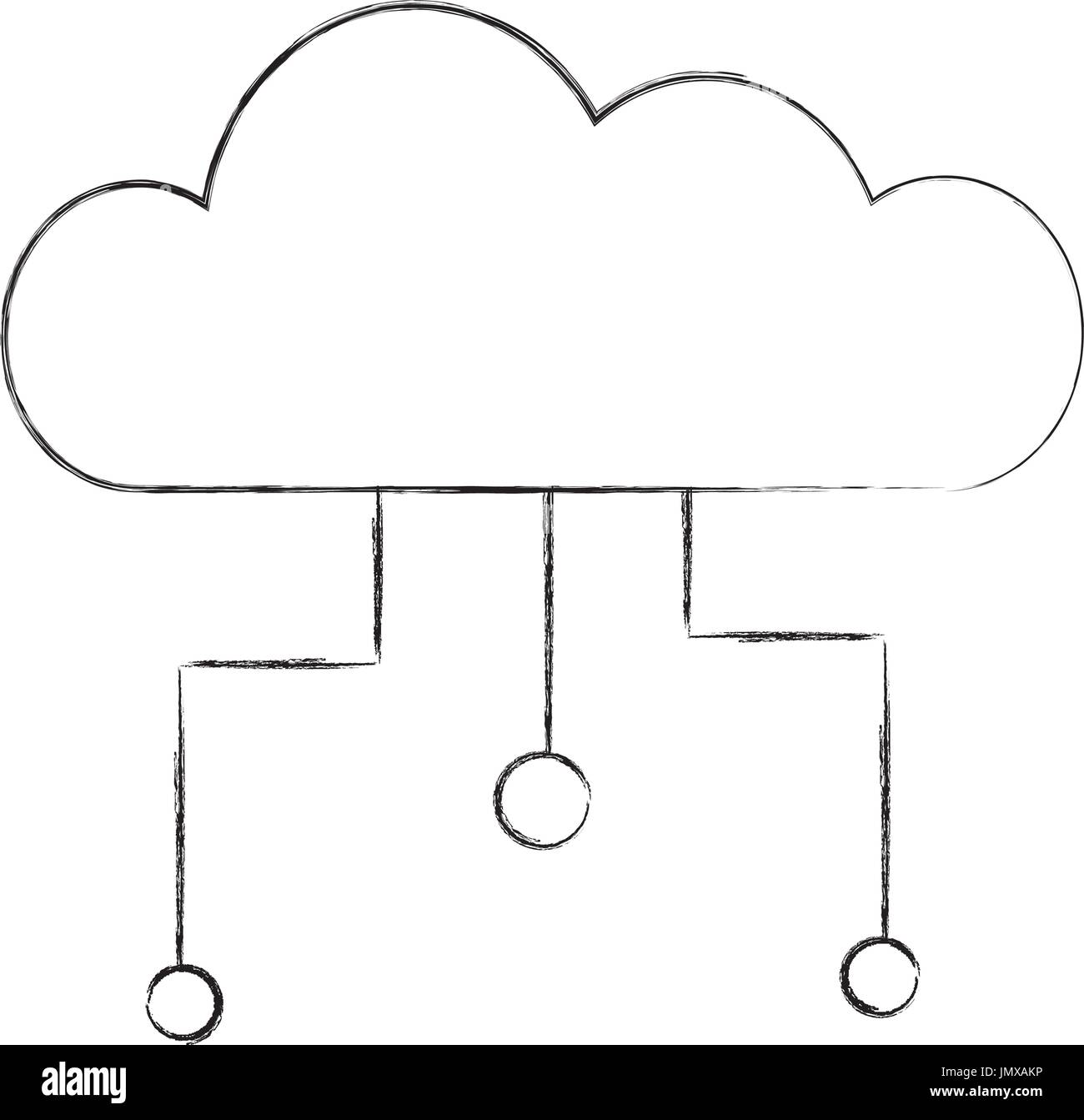 cloud computing isolated icon Stock Vector Image & Art - Alamy