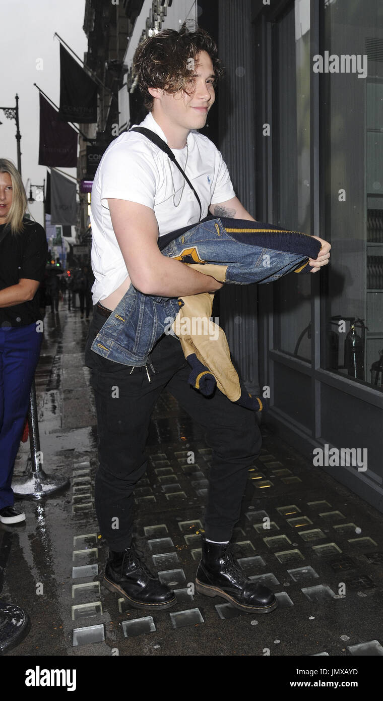 Brooklyn and his family seen at brooklyn beckham what i see book
