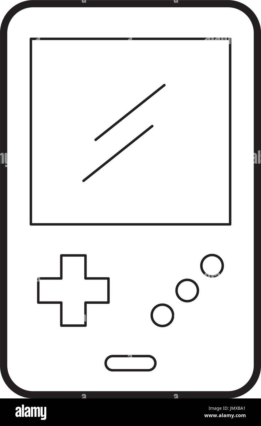 Portable video game console Stock Vector Image & Art - Alamy