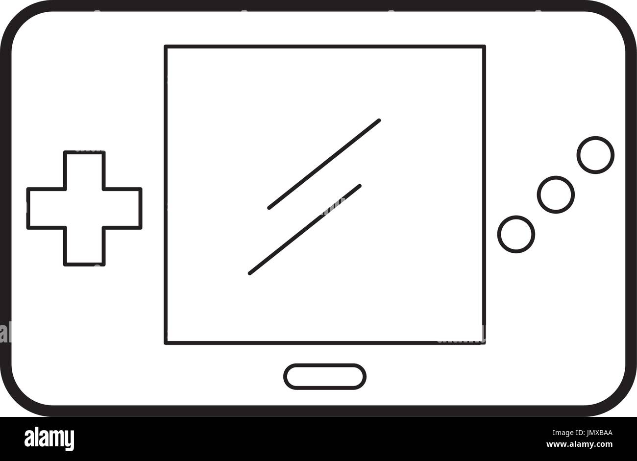Portable video game console Stock Vector Image & Art - Alamy