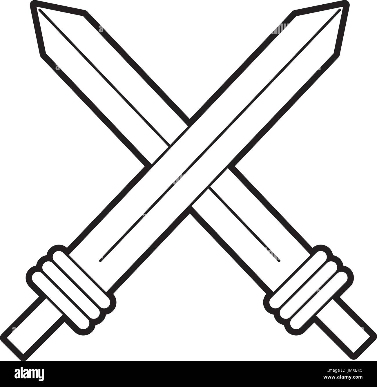 Two Crossed Sword Ornate Steel Swords Royalty Free SVG, Cliparts, Vectors,  and Stock Illustration. Image 6144776.