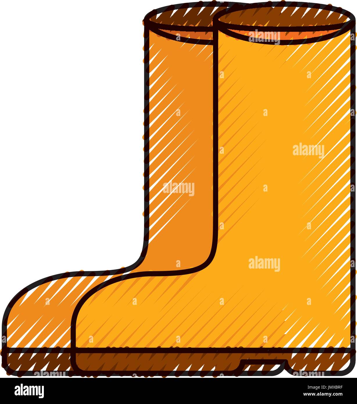 rubber boots isolated icon Stock Vector Image & Art - Alamy