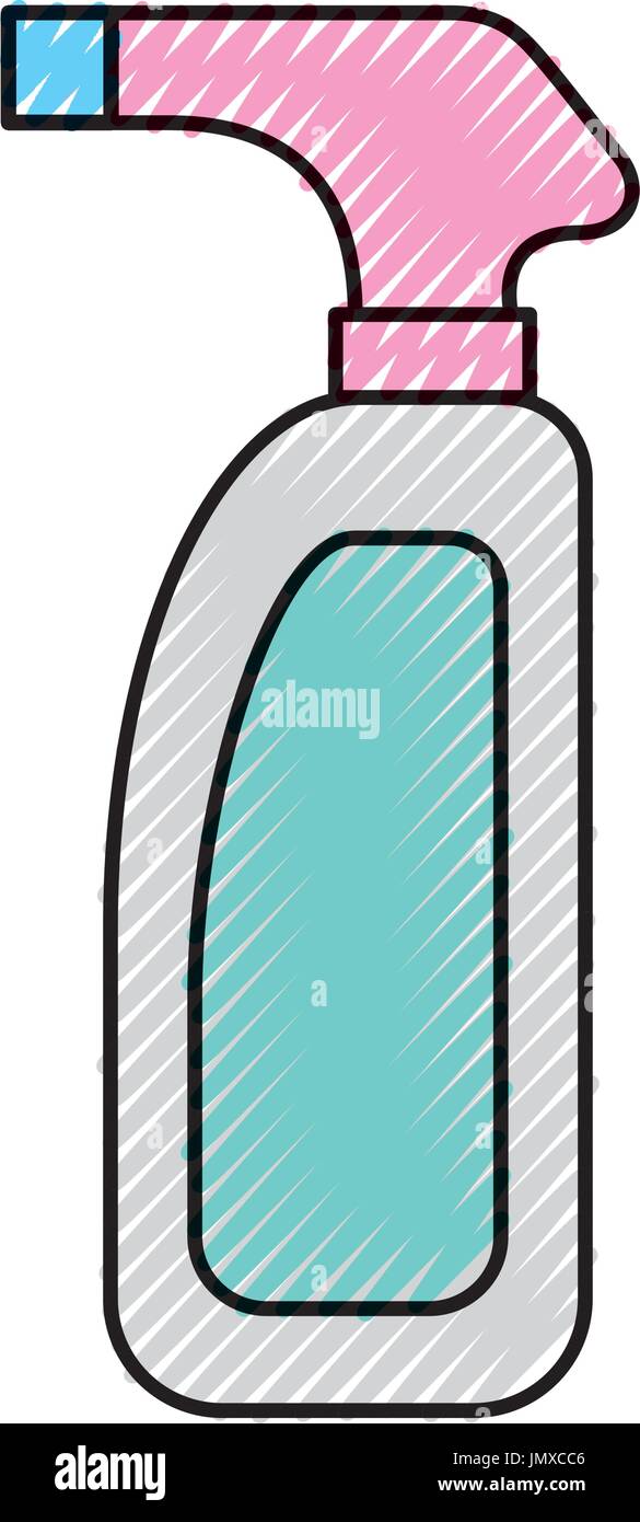 Bottle with sprinkler icon Stock Vector Image & Art - Alamy
