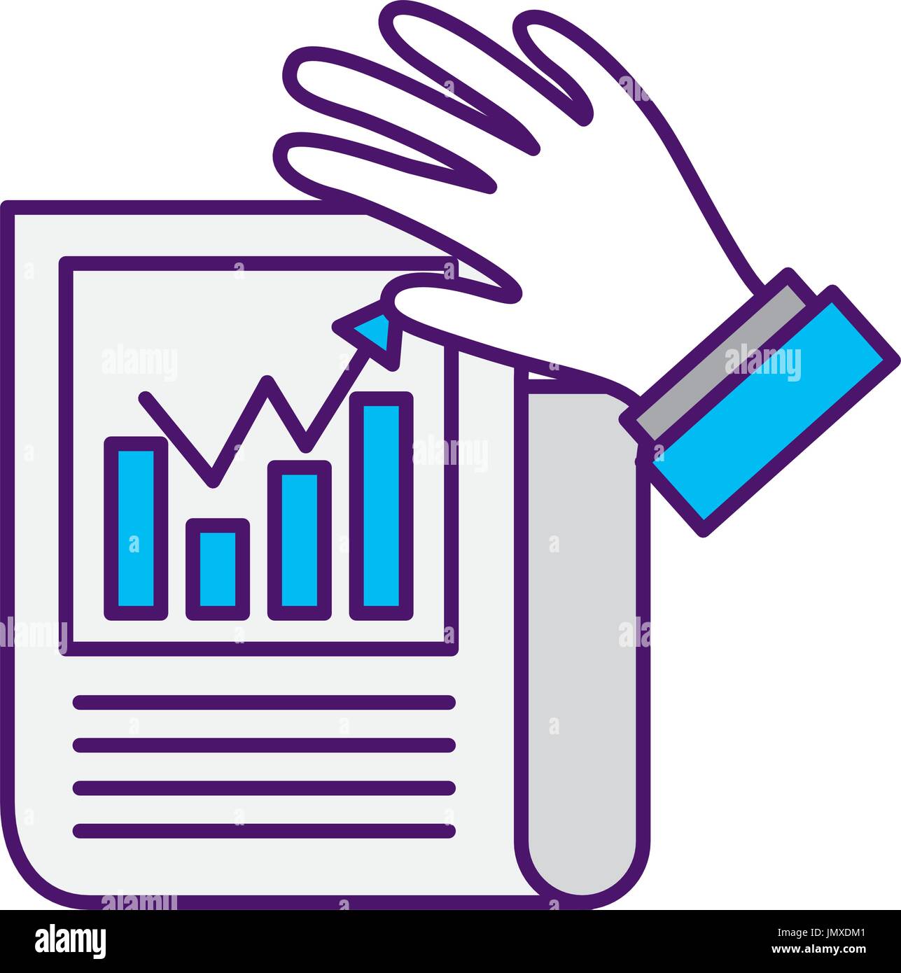 Statistical report isolated icon Stock Vector Image & Art - Alamy