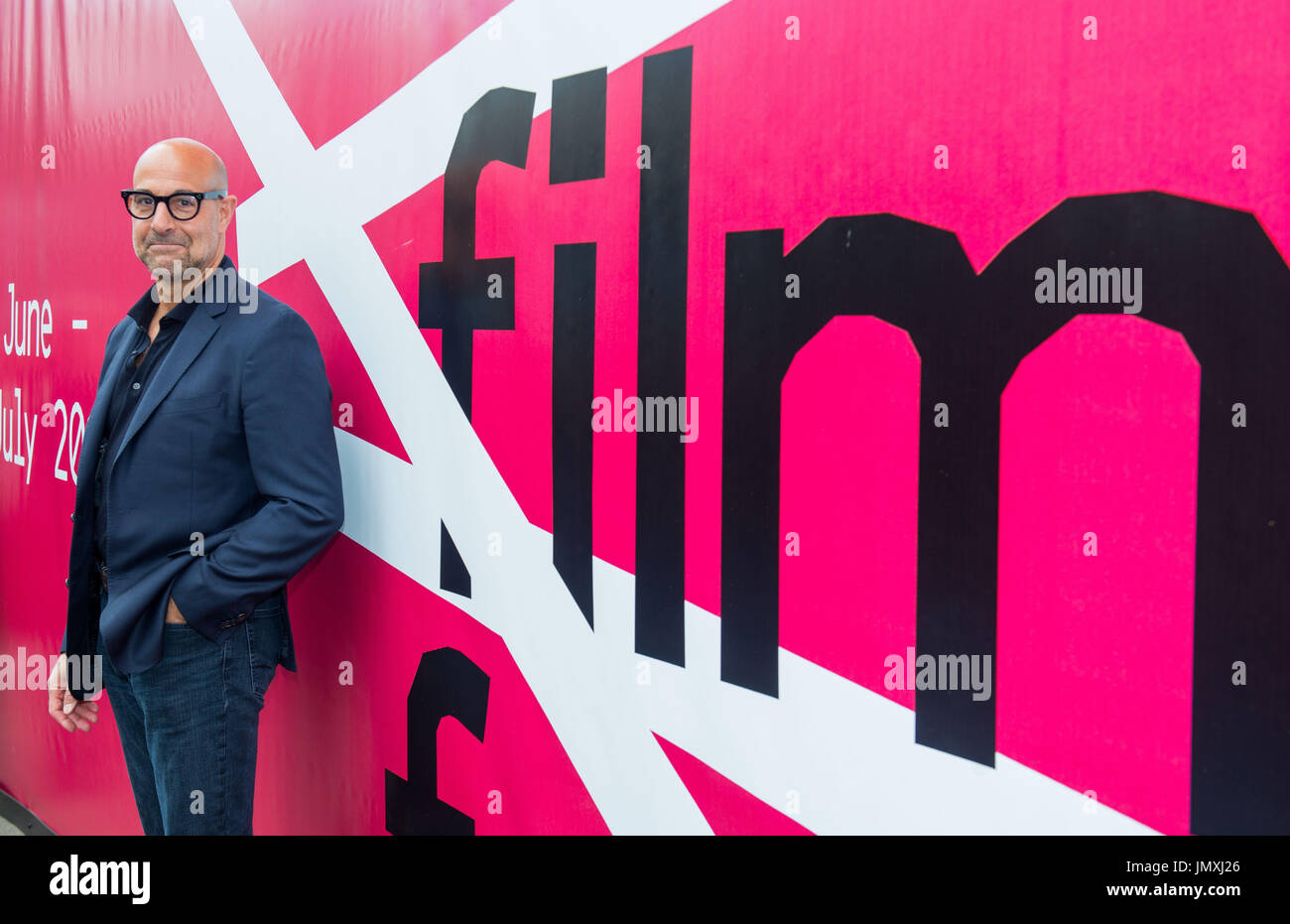 Picture:  Stanley Tucci arrives at The Filmhouse, EIFF Stock Photo