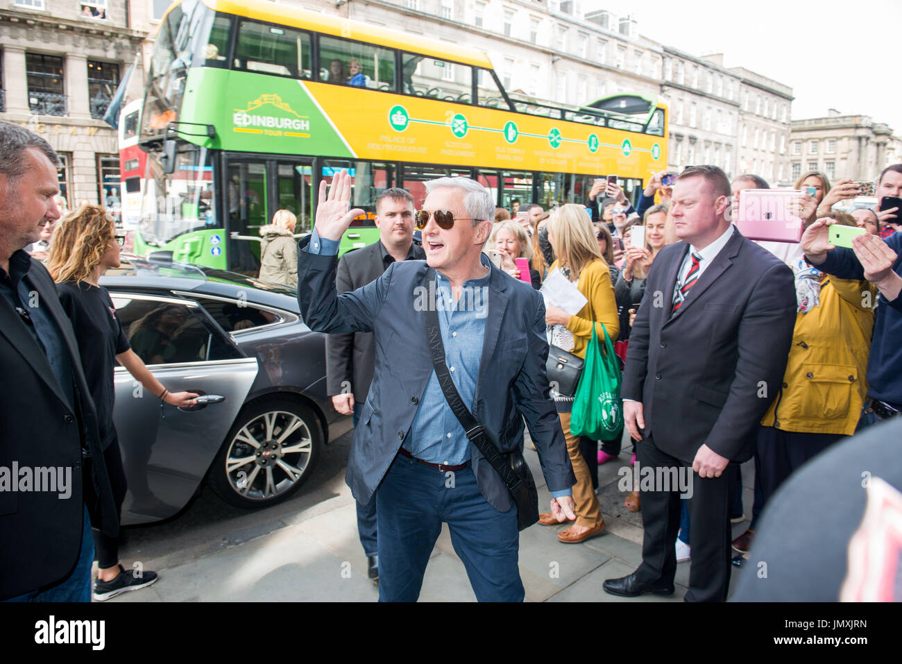 WWW.IANGEORGESONPHOTOGRAPHY.CO.UK Picture: Xfactor Judges Simon Cowell, Louis Walsh, Nicole Scherzinger and Alesha Dixon arrive at The Assembly Rooms  Stock Photo