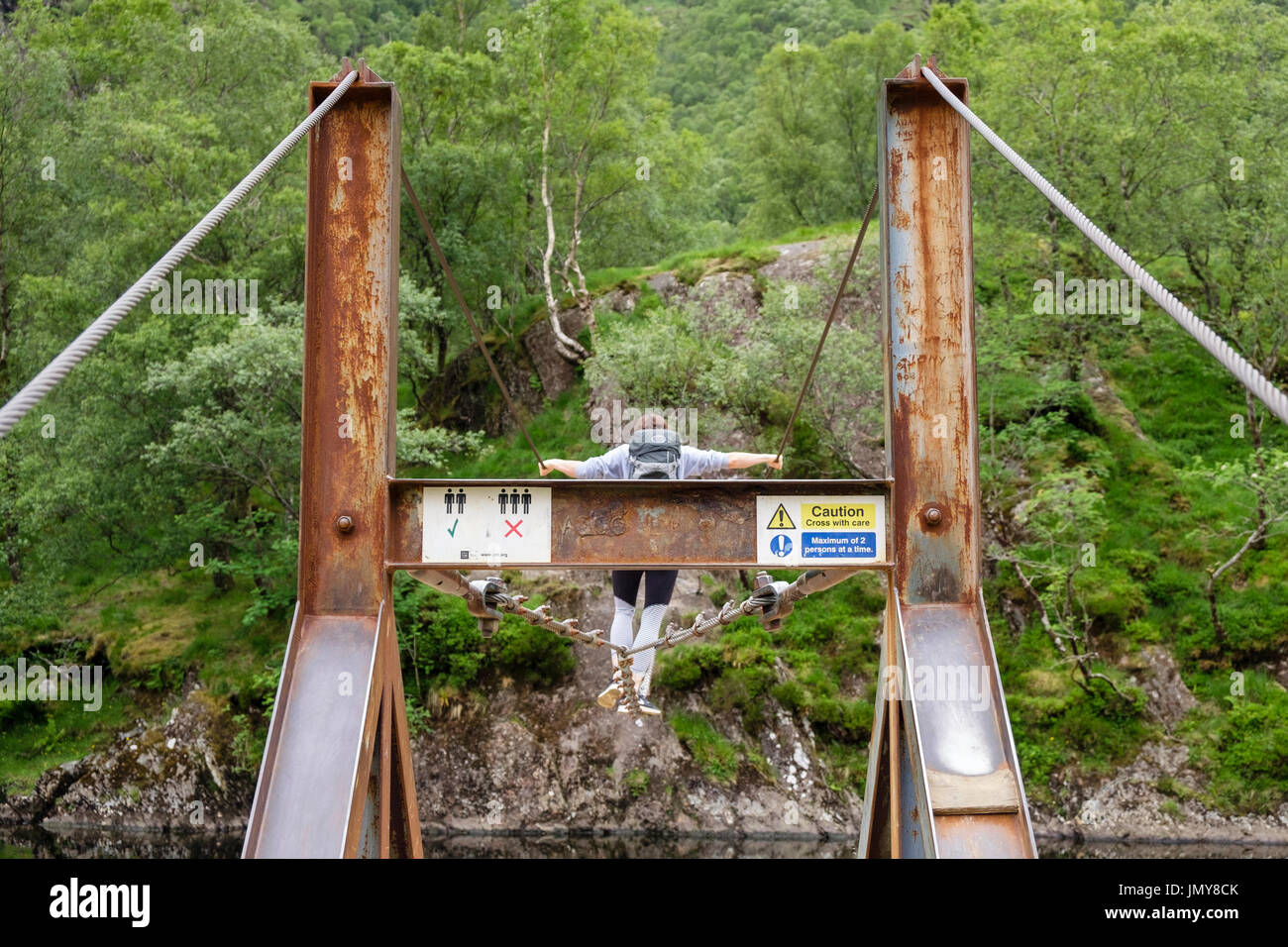 Nevis bridge fort william scotland hires stock photography and images