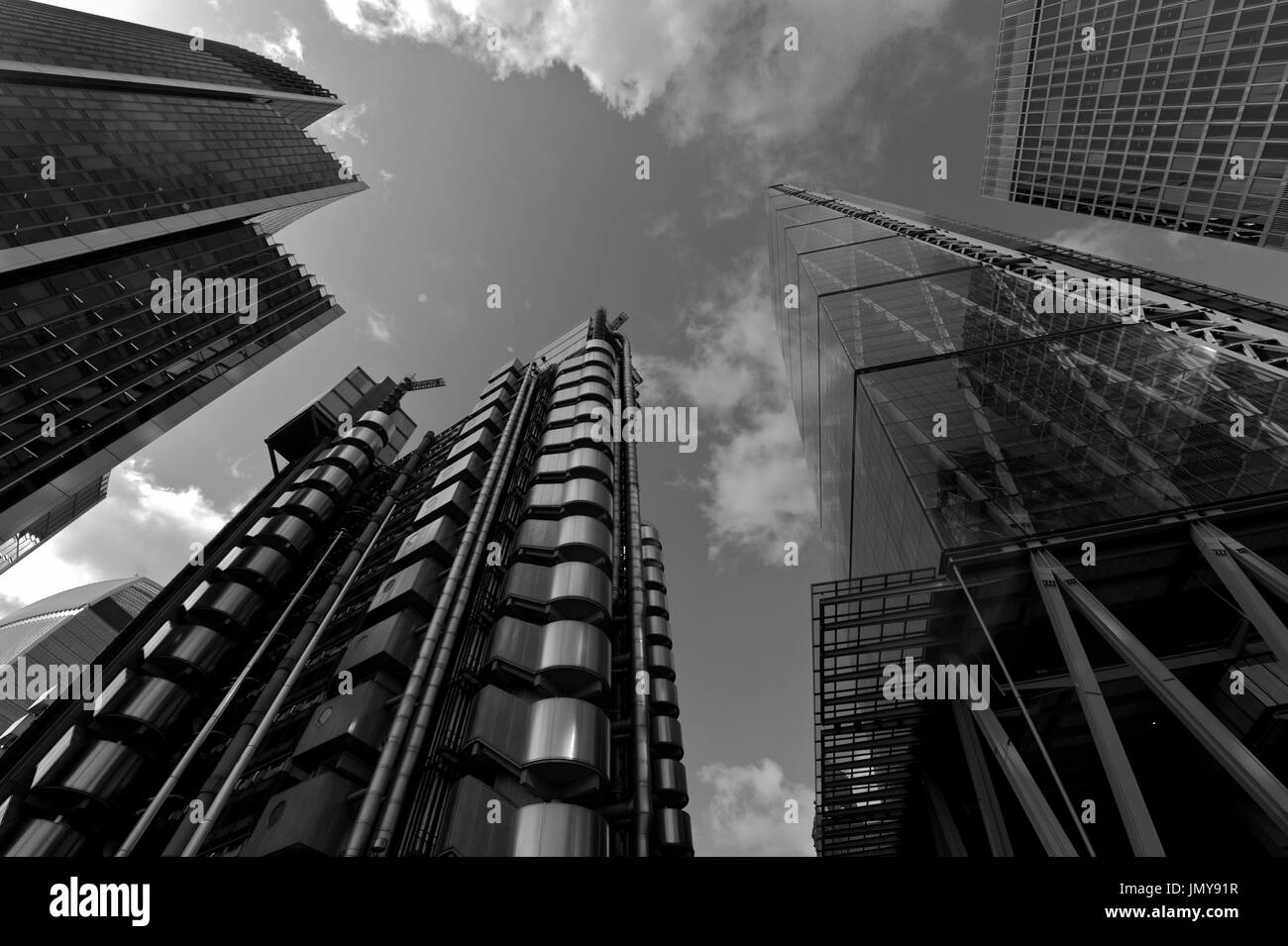 sky scrapers of city of london Stock Photo