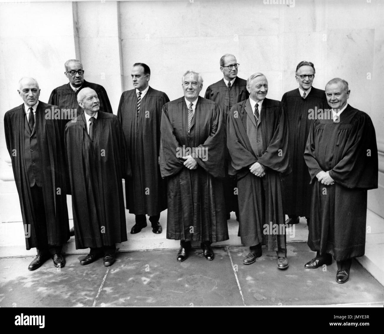The 9 Justices of the United States Supreme Court posed for their The 9 Justices of the United States Supreme Court posed for their