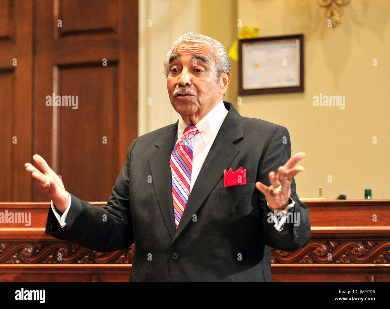 United States Representative Charles Rangel (Democrat of New York ...