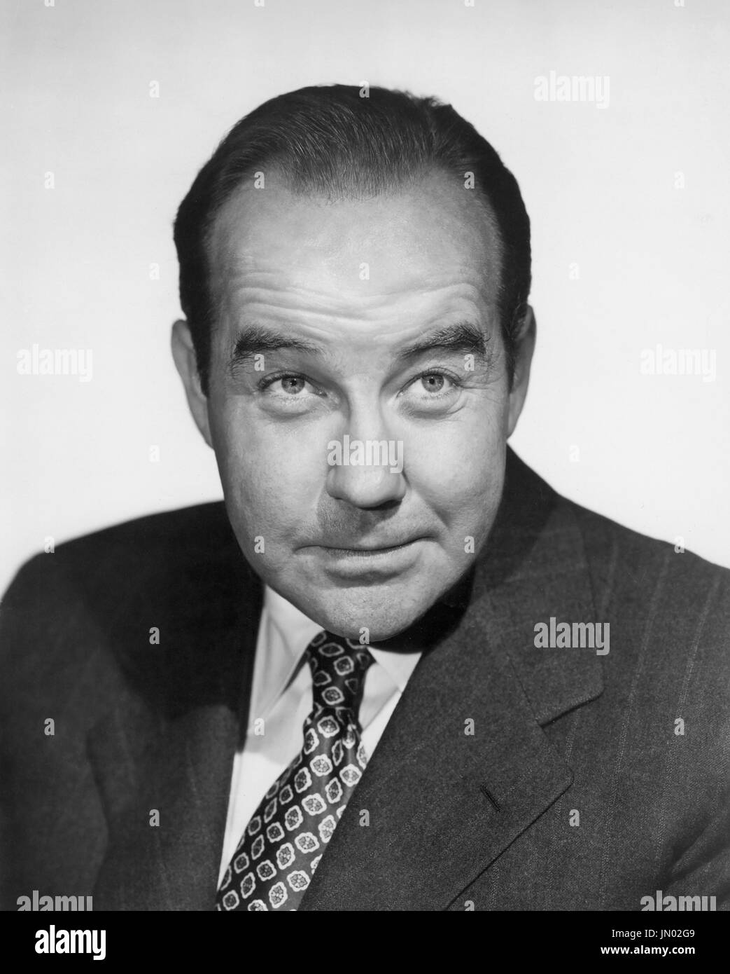 Broderick Crawford, Publicity Portrait for the Film, 'The Mob', Columbia Pictures, 1951 Stock Photo