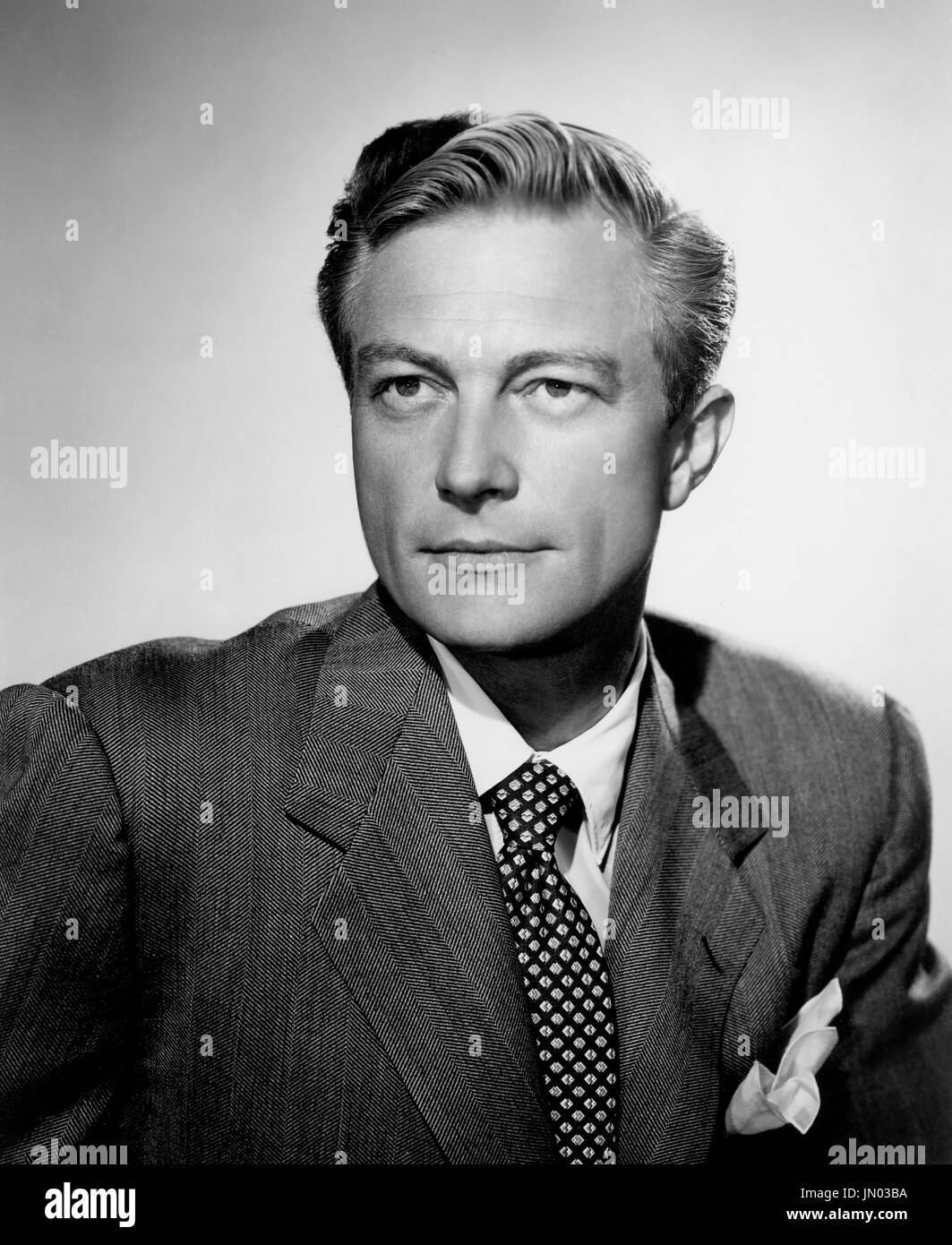 Richard Denning, Publicity Portrait for the Film, 'Flame of Stamboul', Columbia Pictures, 1951 Stock Photo
