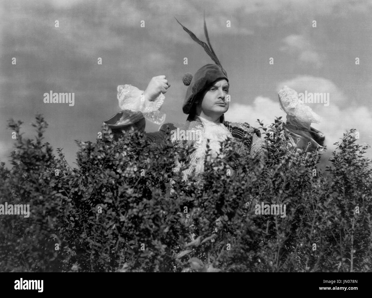 Robert Donat, on-set of the Film, 'The Ghost Goes West', United Artists, 1935 Stock Photo