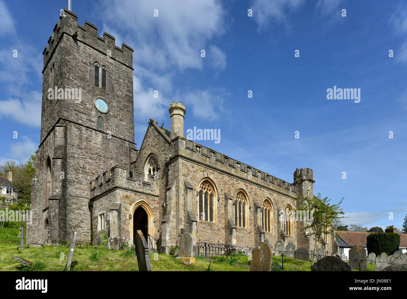 All Saints Church, Dulverton, Exmoor, Somerset Stock Photo