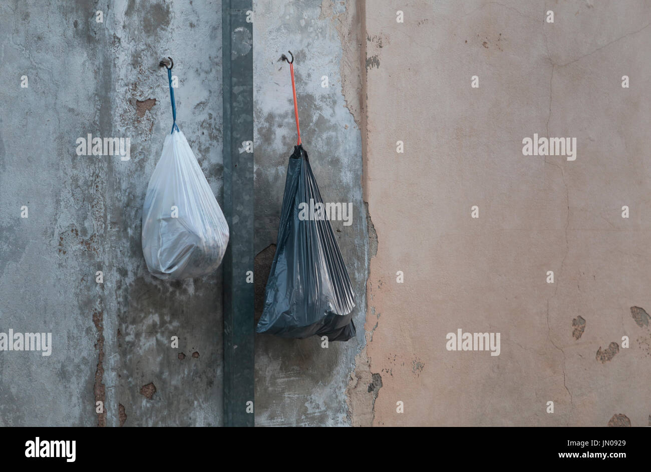 plastic trash bags Stock Photo Alamy