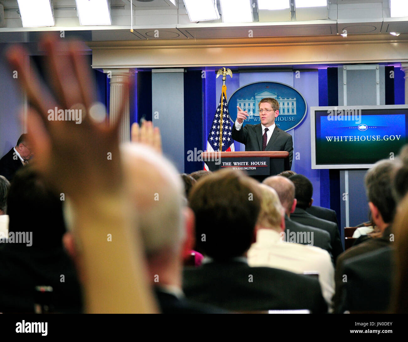 United States President Barack Obama's new Press Secretary, Jay Carney ...