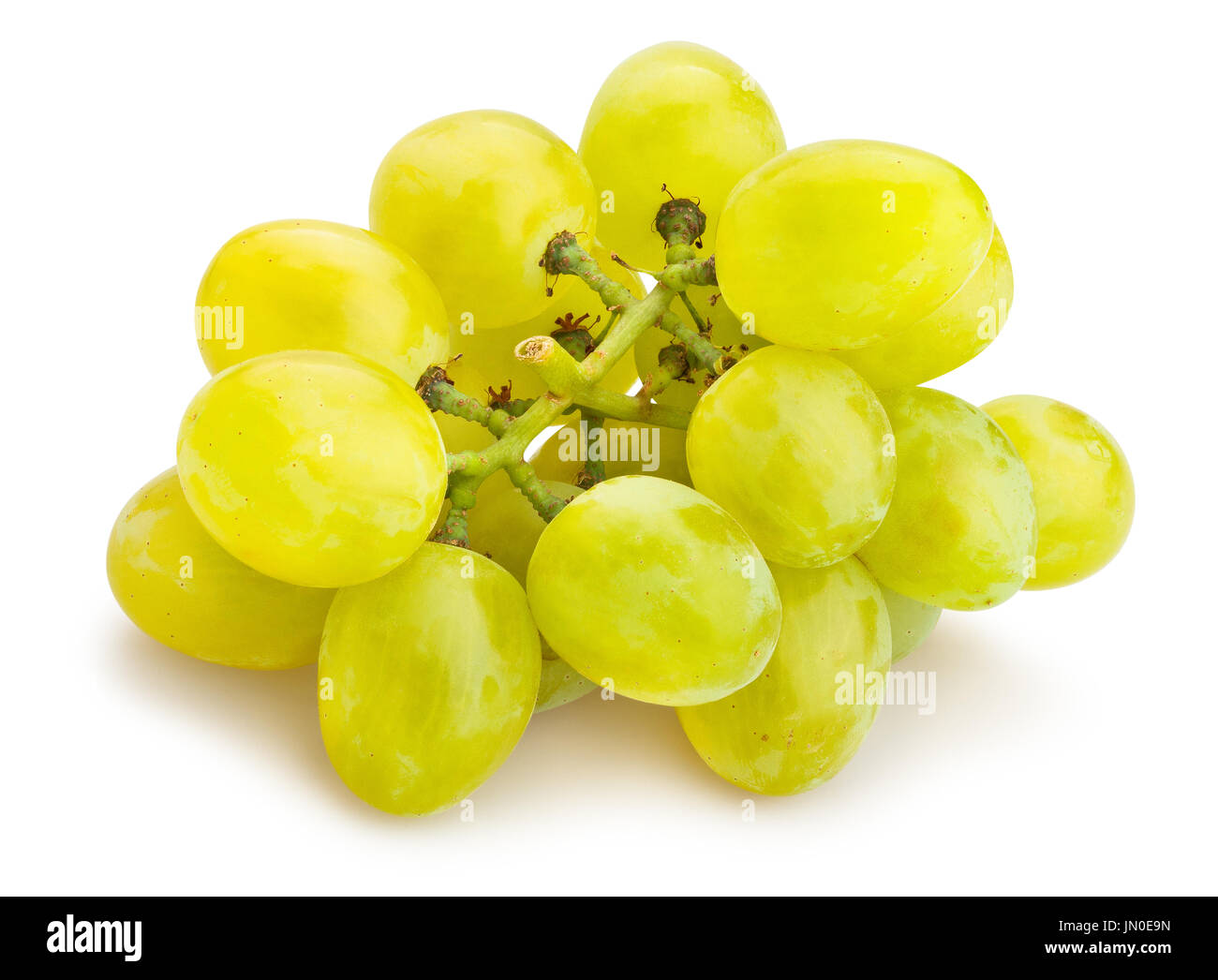 white grapes path isolated Stock Photo
