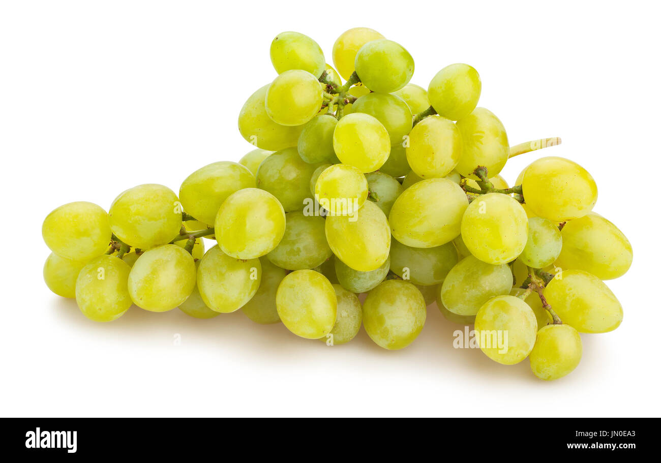 white grapes path isolated Stock Photo