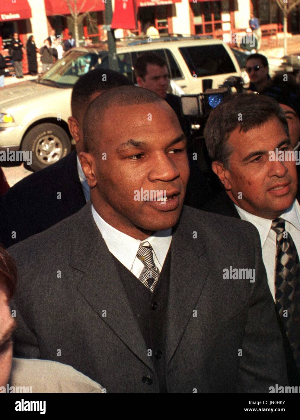 Former Boxing World Heavyweight Champion Mike Tyson Arrives At Court In