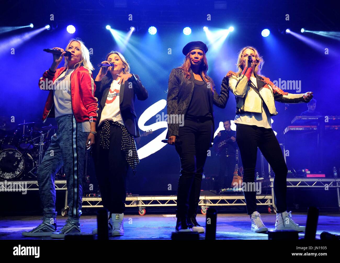 All Saints perform at Camp Bestival, Dorset, UK Credit: Finnbarr Webster/Alamy Live News Stock Photo