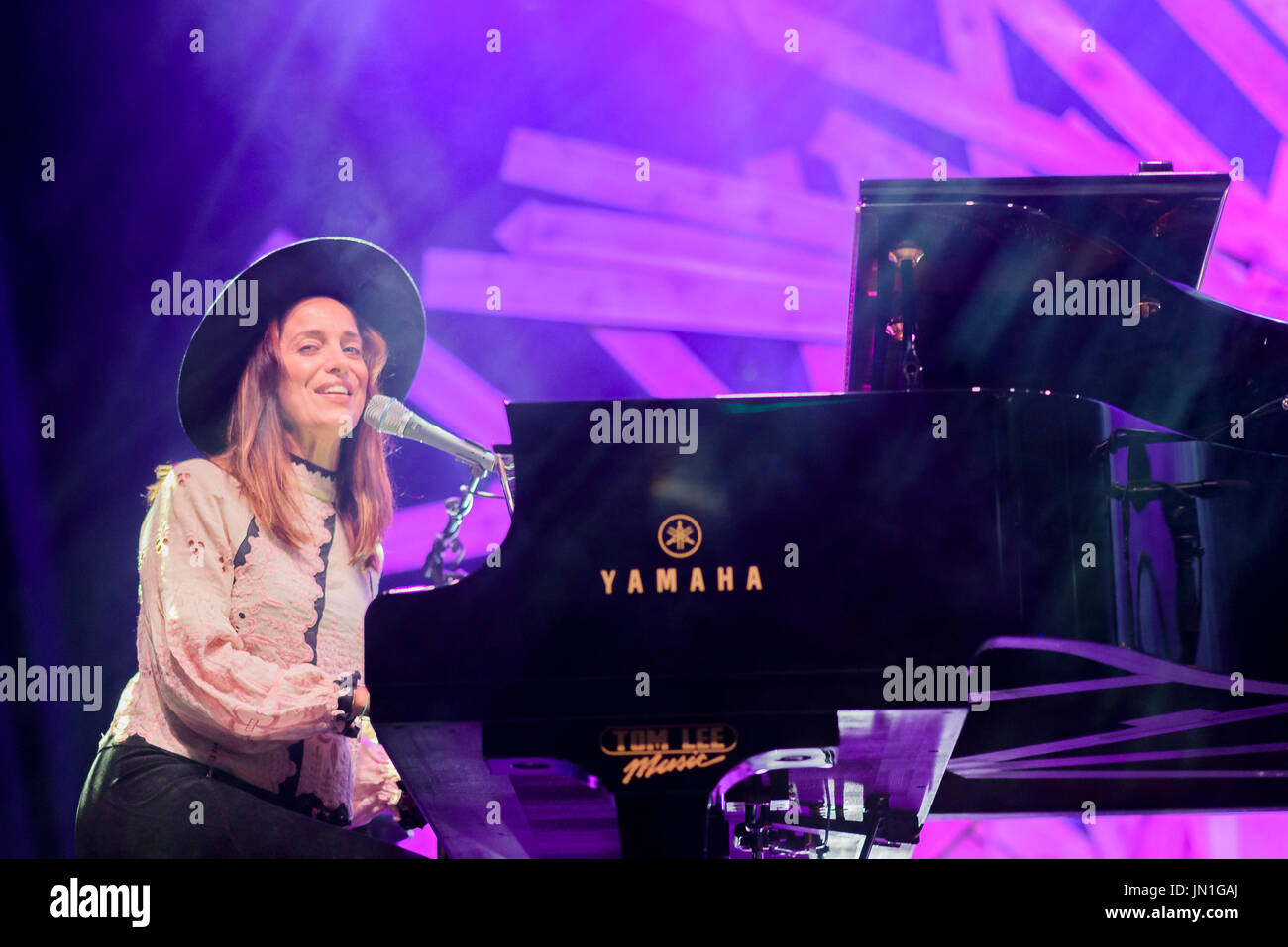 Vancouver, Canada. 28th July, 2017. Chantal Kreviazuk performs at the