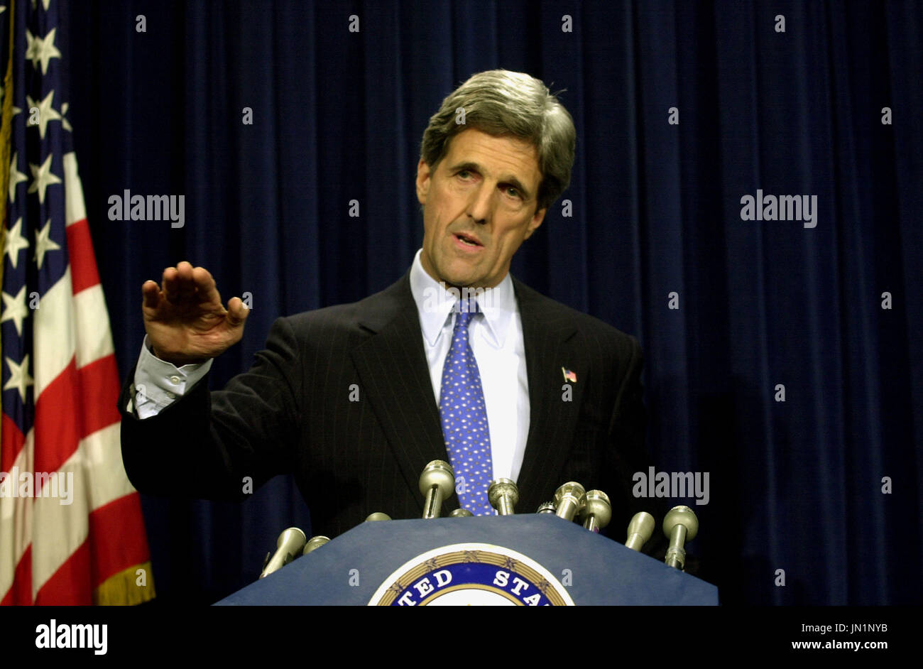 United States Senator John F. Kerry (Democrat of Massachusetts), who