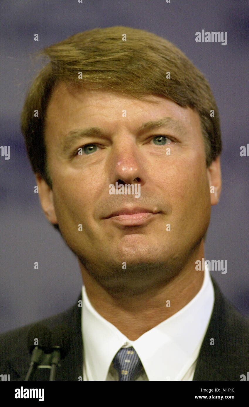 United States Senator John Edwards (Democrat of North Carolina, a
