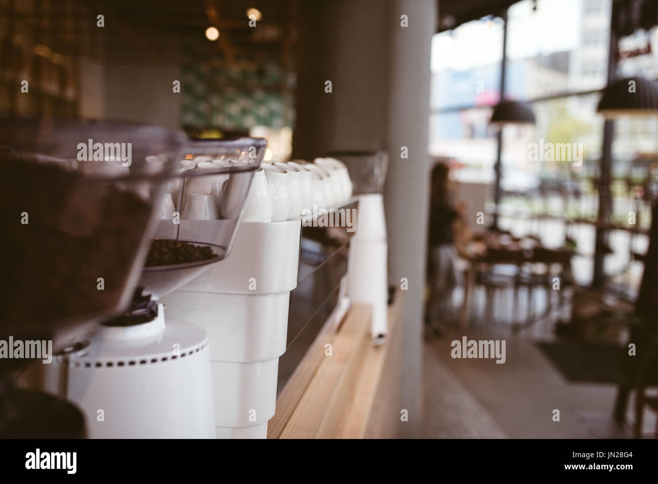 Interior modern cafe hi-res stock photography and images - Alamy