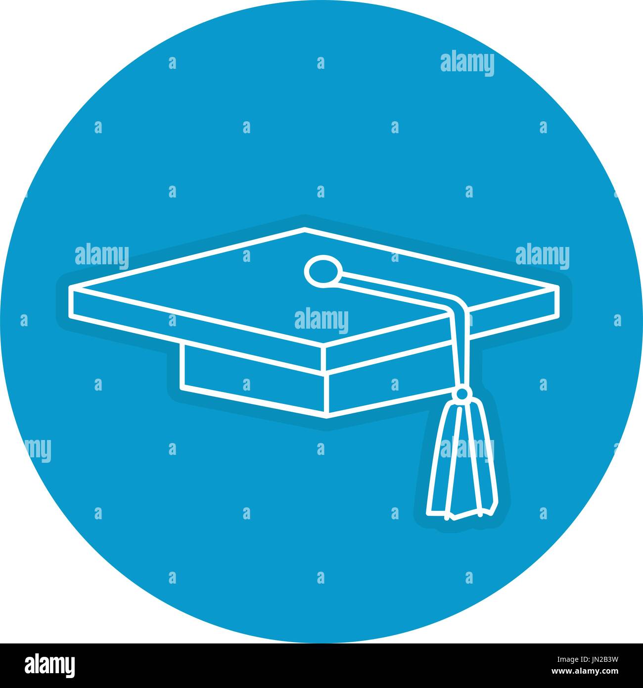 graduation hat isolated icon vector illustration design Stock Vector ...