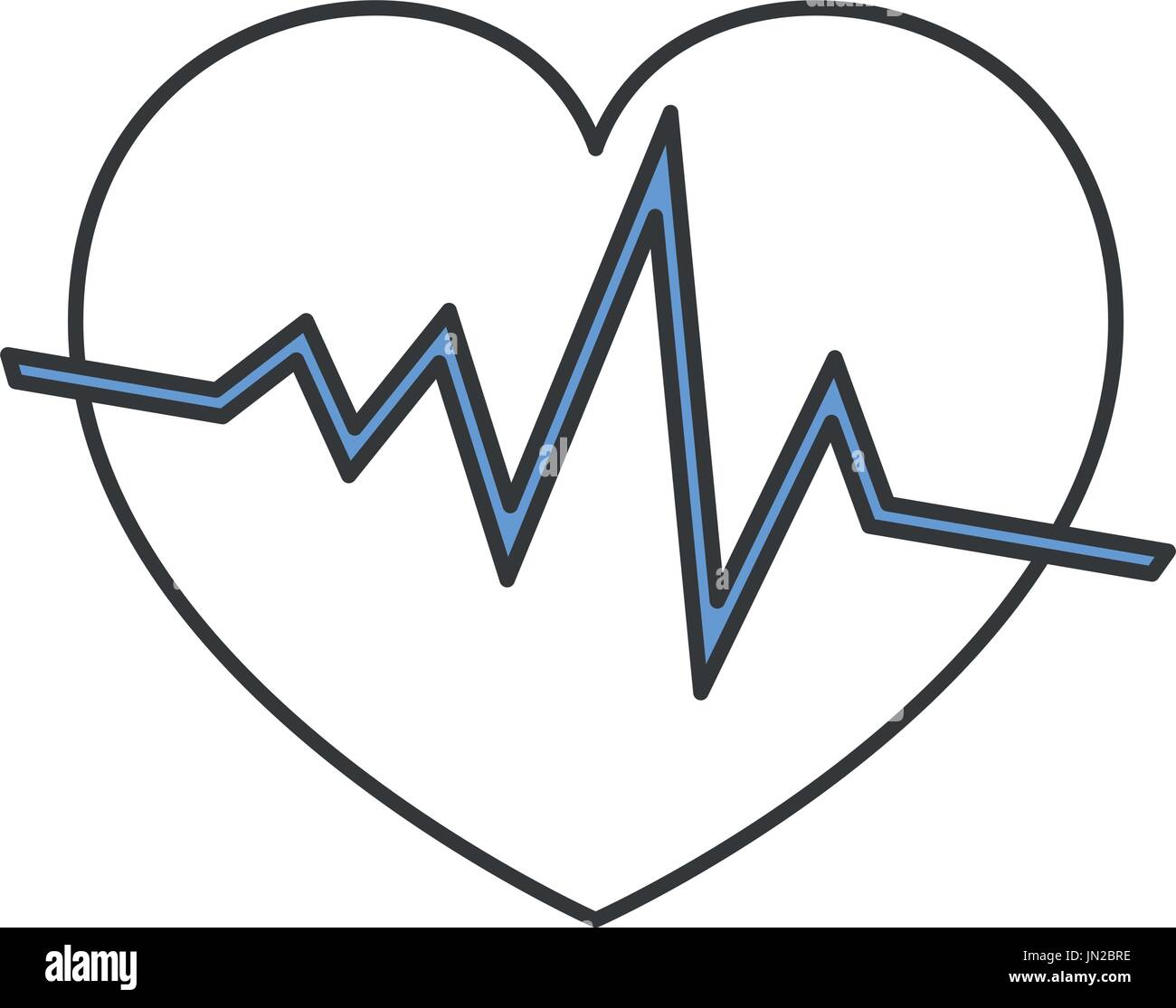 heart cardiology isolated icon vector illustration design Stock Vector ...