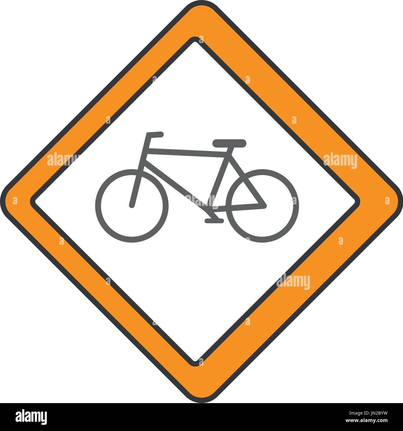 traffic signal Bicycle path vector illustration design Stock Vector ...