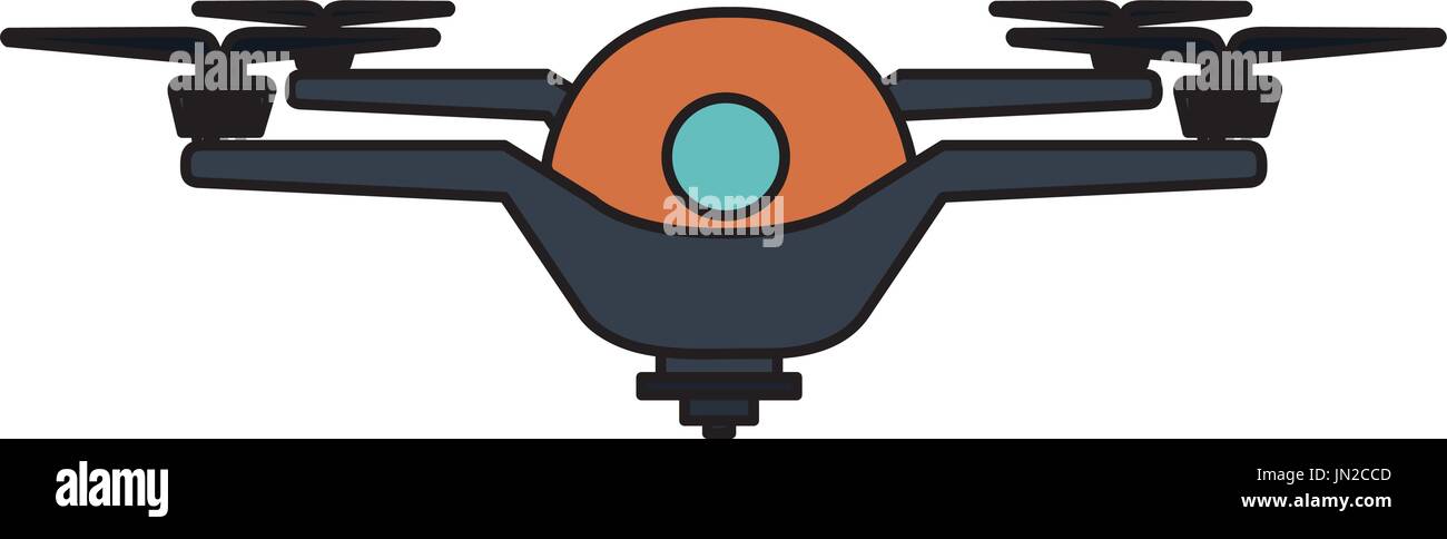 drone flying technology icon vector illustration design Stock Vector ...