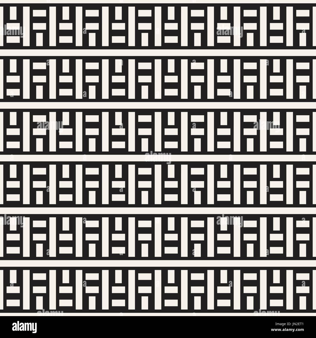 Vector seamless pattern. Modern geometric lattice texture. Repeating ...