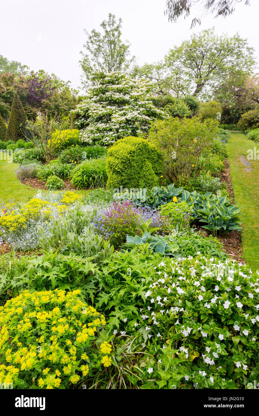 The Artificial Rock Garden at Barnsdale Gardens where the late Geoff
