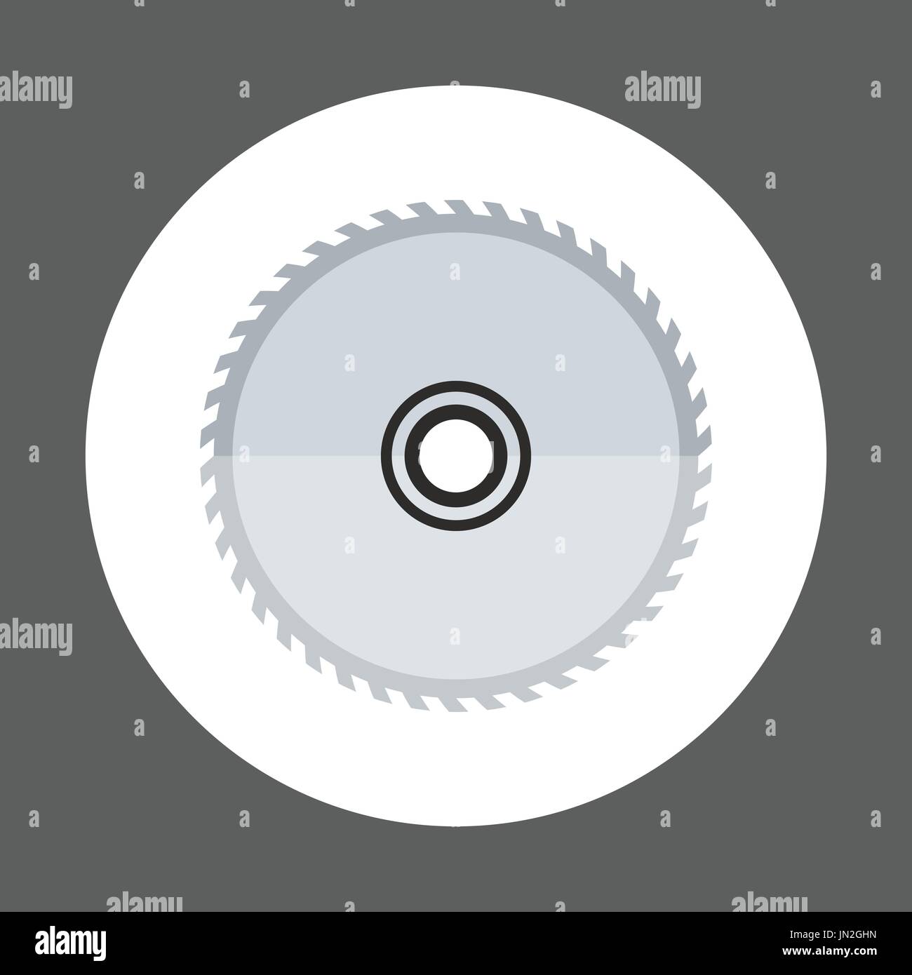 Circular Saw Icon Working Hand Tool Equipment Concept Stock Vector ...