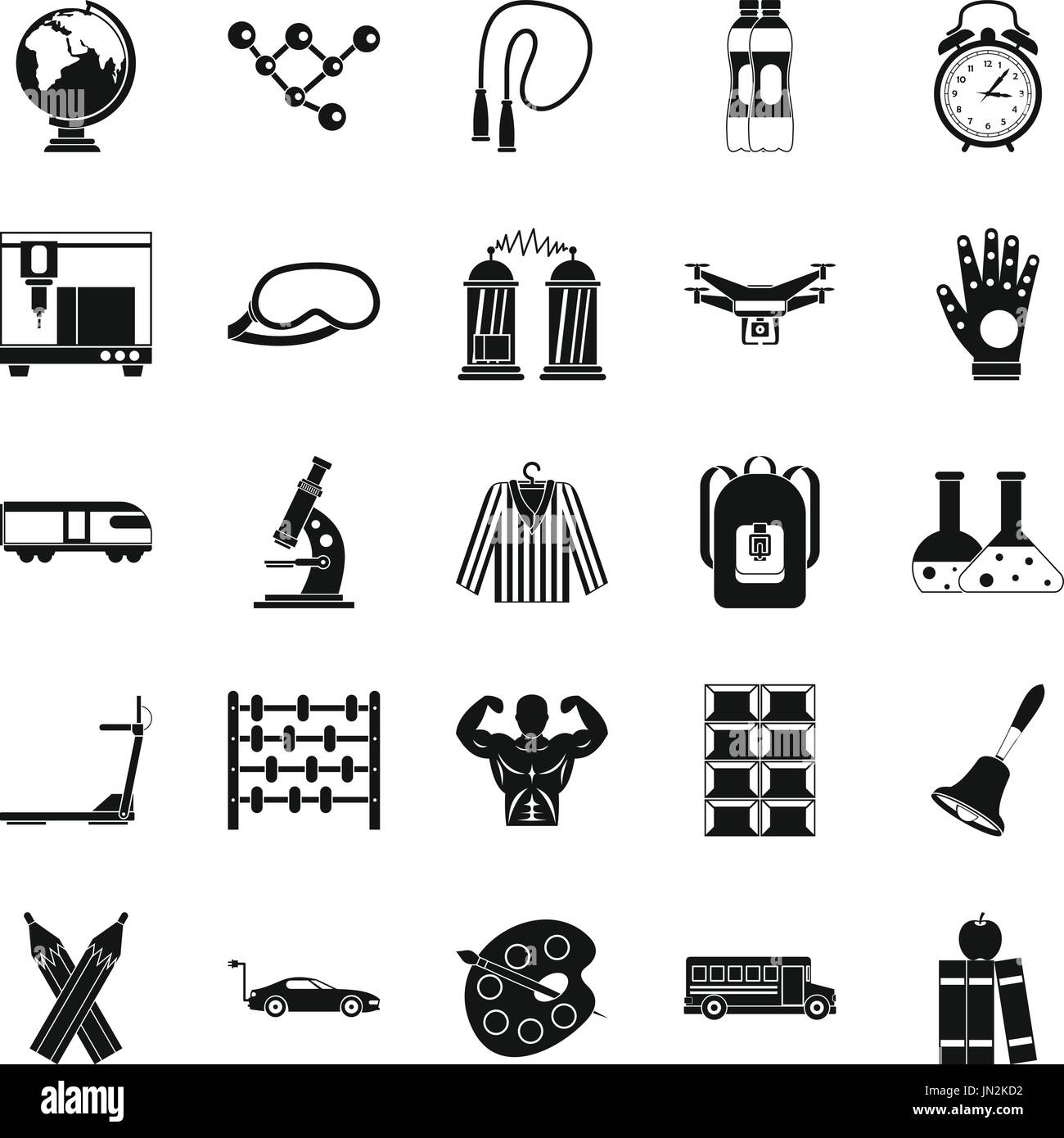 Counting calories vector Stock Vector Images - Alamy