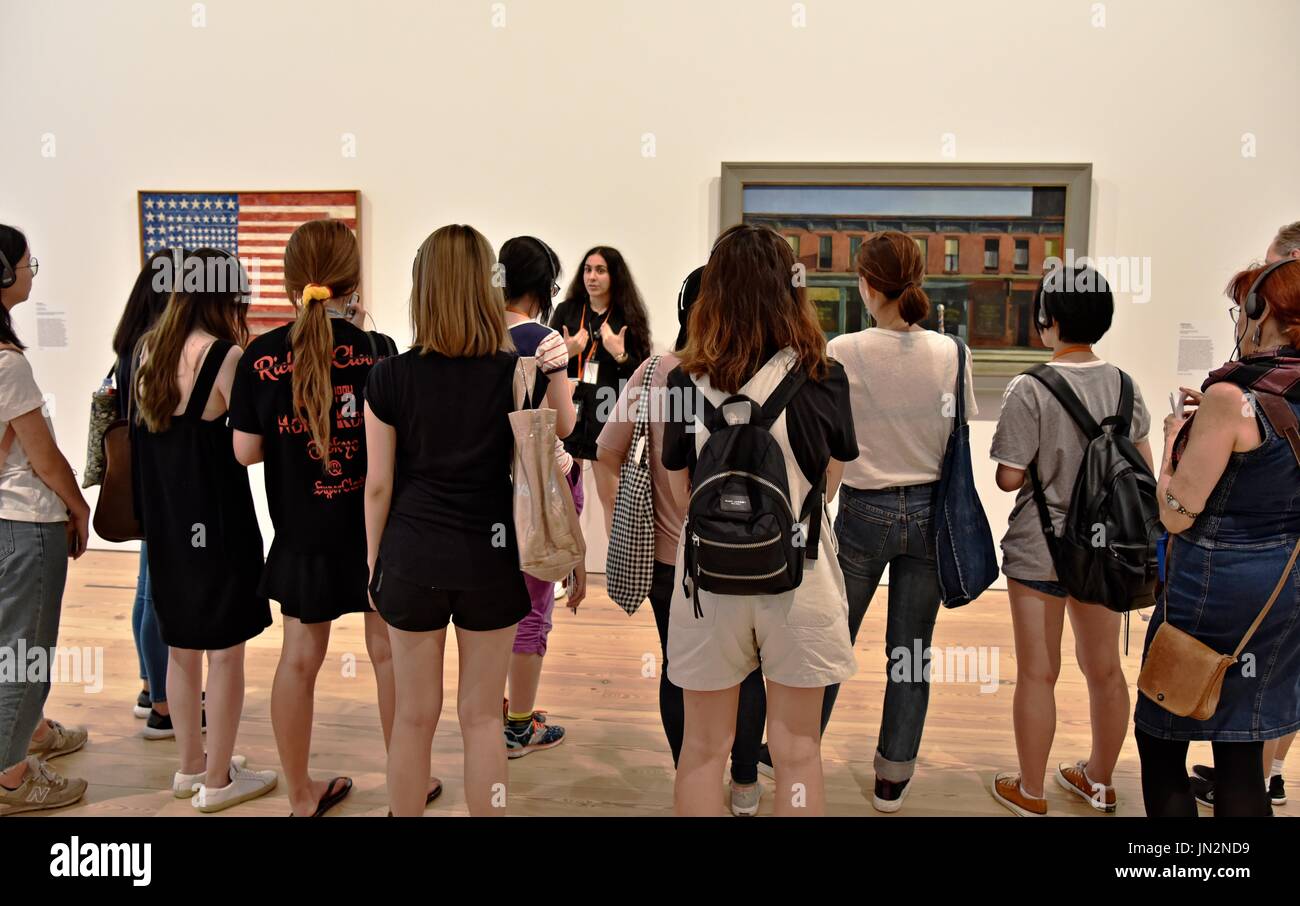 New York NY USA Whitney Museum of American Art Jasper Johns, Three