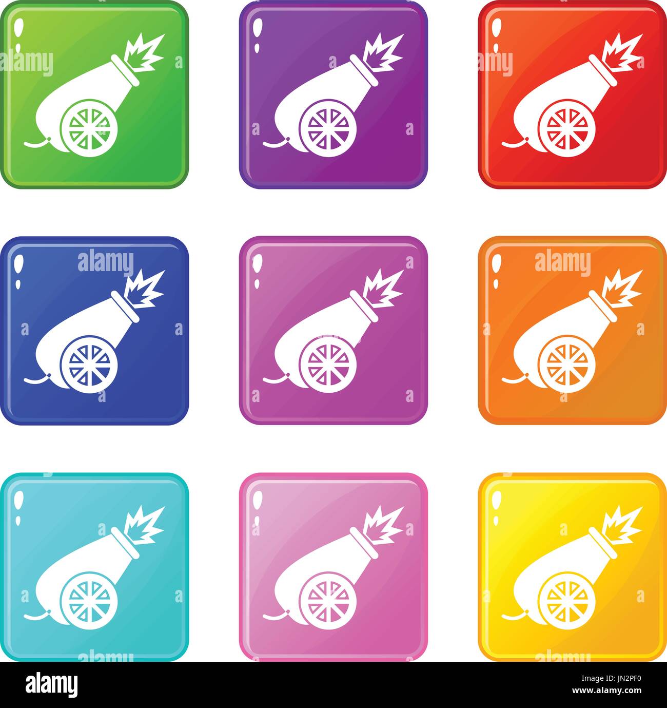 Circus cannon set 9 Stock Vector Image & Art - Alamy
