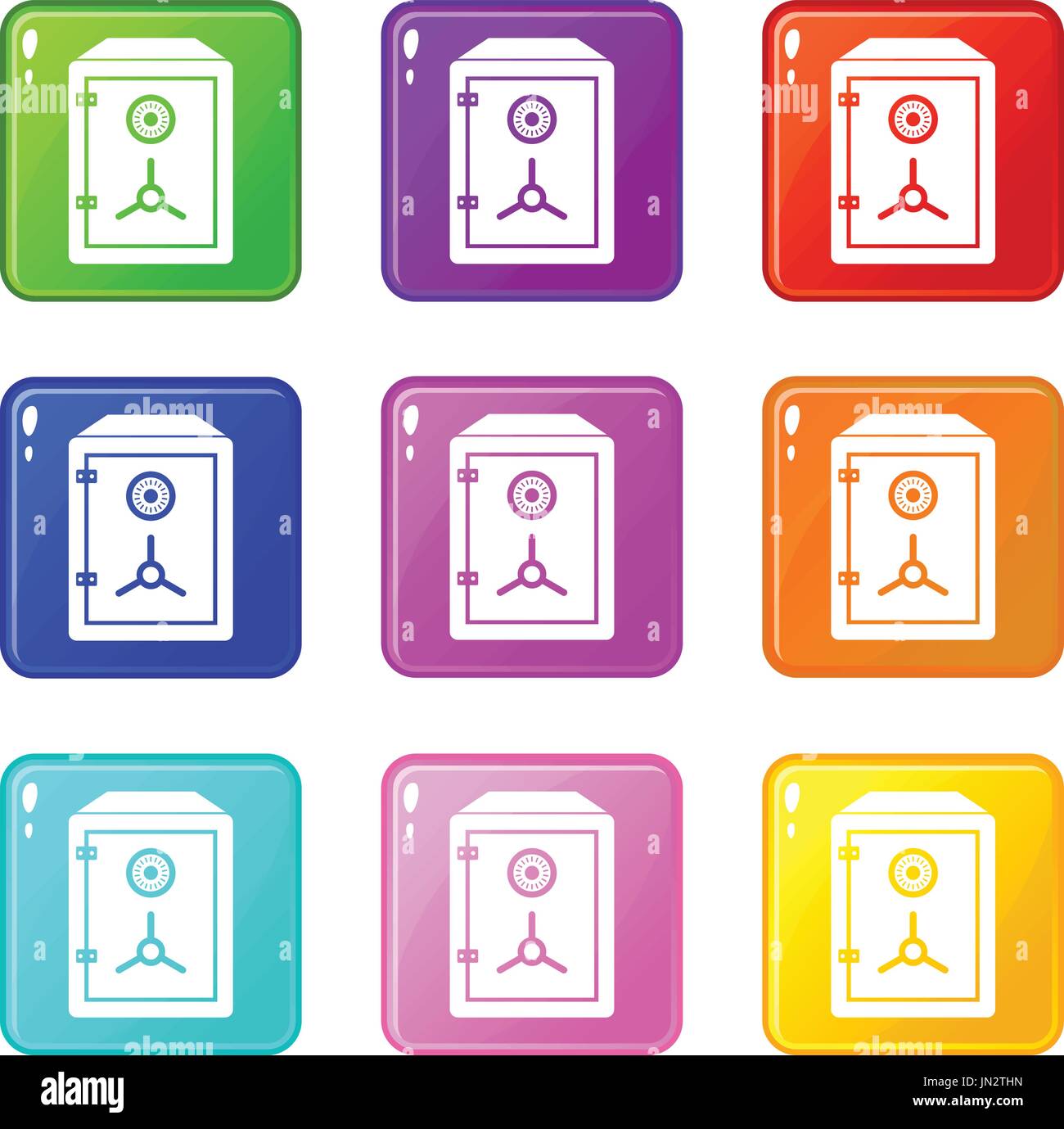 Safe set 9 Stock Vector Image & Art - Alamy