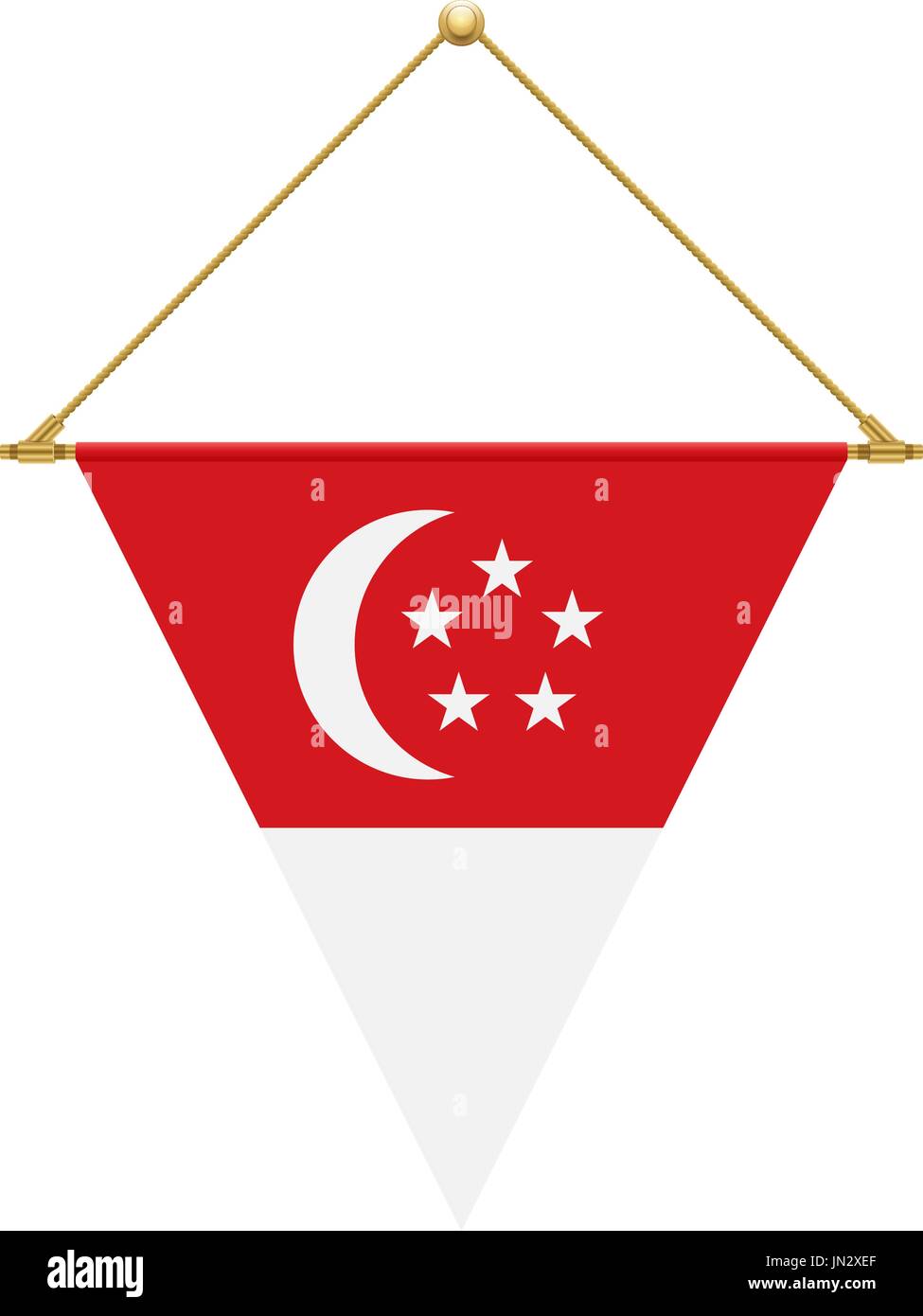 triangle flag template